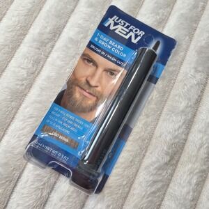 JUST FOR MEN 1-Day BEARD  BROW Temporary COLOR for Beard Eyebrows LIGHT BROWN‎